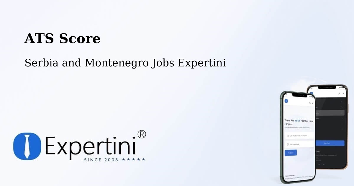 Resume ATS Score & Job Description Match Tool – Red Deer - Serbia and Montenegro Jobs Expertini